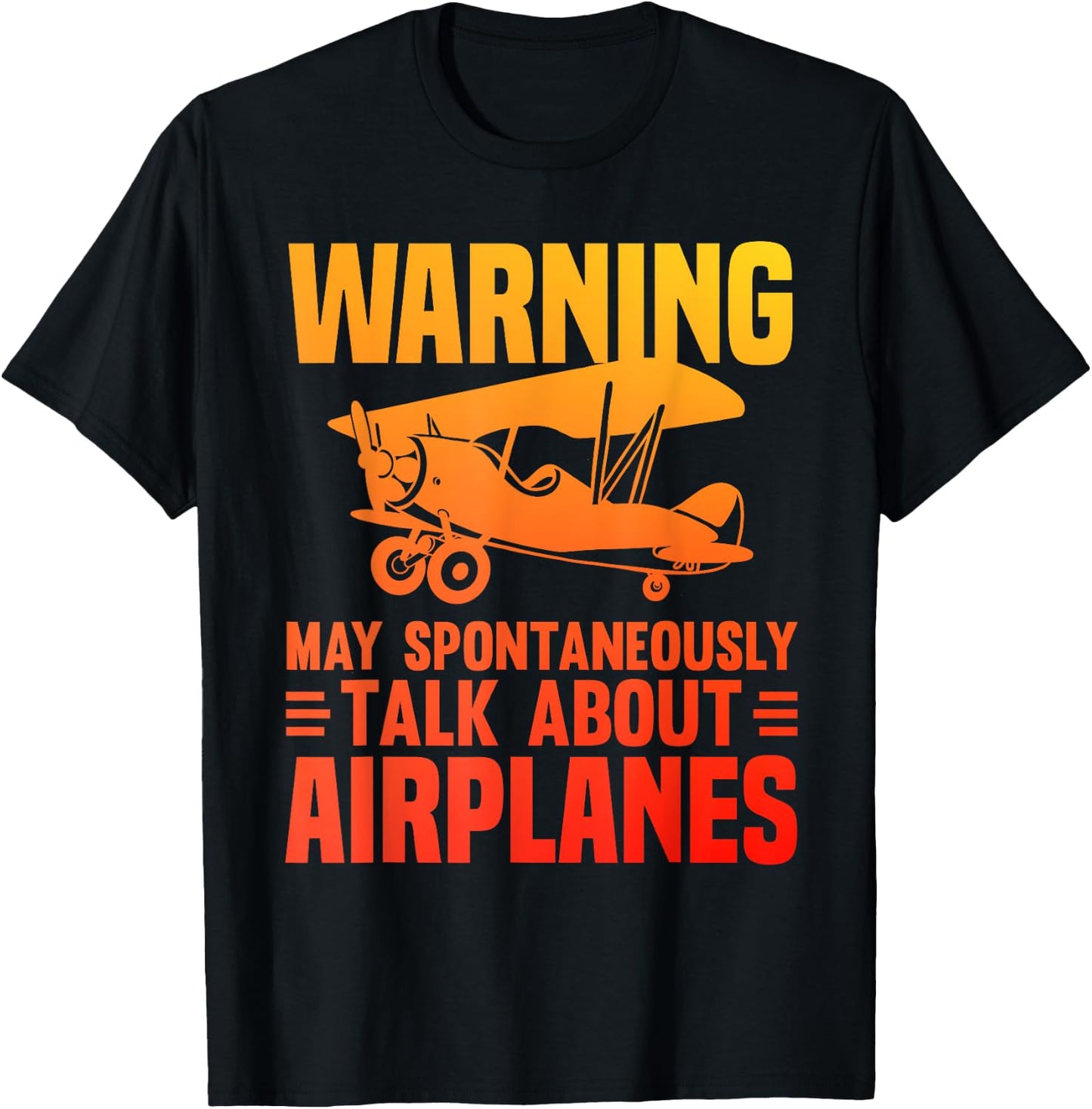 Funny Airplane Novelty Women Plane Aviation Pilot T-Shirt - T-Shirt | Black