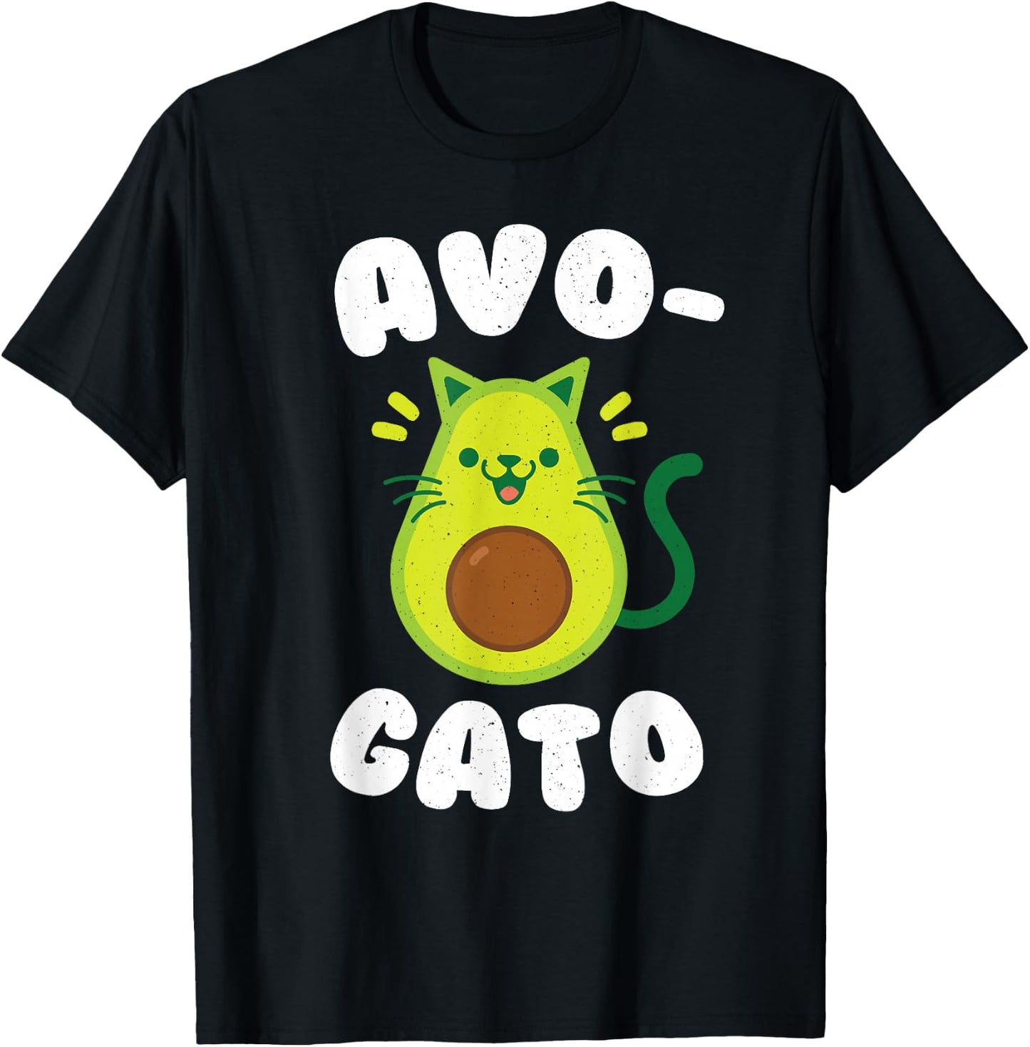 Cinco De Mayo Shirts Cinco De Meow Avogato Cat Avocado Shirt T-Shirt - T-Shirt | Black