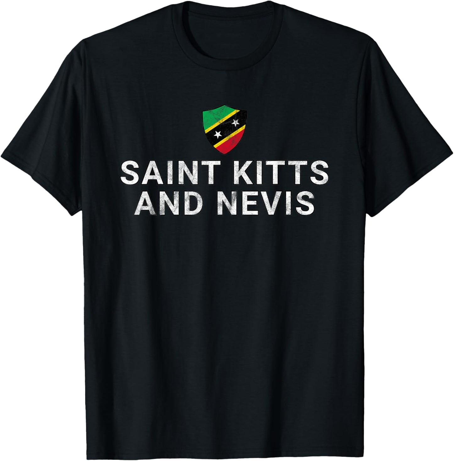 Saint Kitts and Nevis T-Shirt - T-Shirt | Black