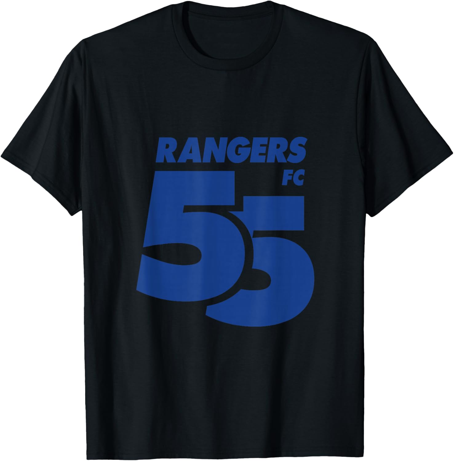 RFC 55th Scottish Premiership Winners Rangers Champion55 T-Shirt - T-Shirt | Black