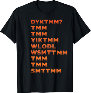 do You Know the Muffin man DYKTMM? Muffin Funny Nostalgic T-Shirt - T-Shirt | Black