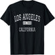 Los Angeles California CA Vintage T-Shirt - T-Shirt | Black