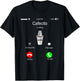 Funny Miami Cuban Coffee Cafecito Is Calling T-Shirt - T-Shirt | Black