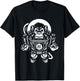 Ape Astronaut in Space - 10th Planet Austin Jiu Jitsu Shirt T-Shirt - T-Shirt | Black