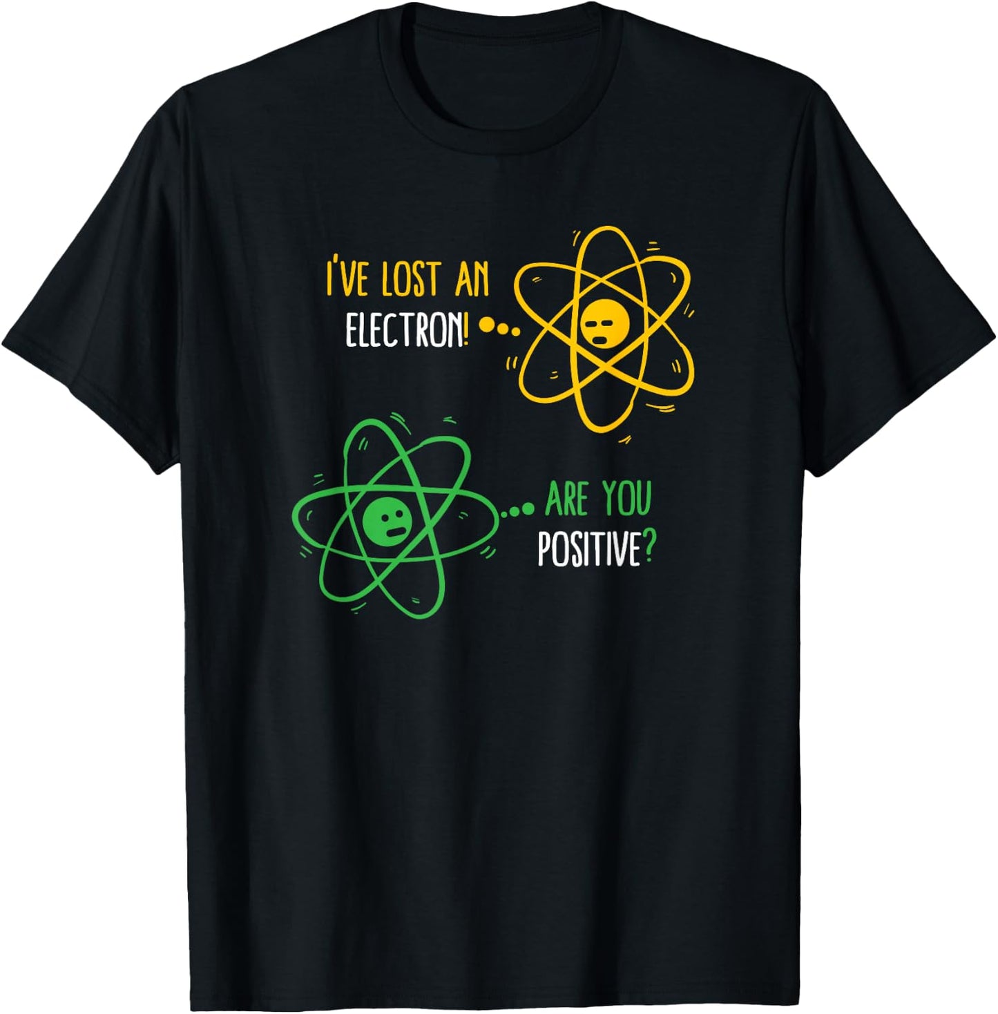 Chemistry Science Chemist Student Atom Funny T-Shirt - T-Shirt | Black