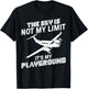 Funny Airplane Pilot Art Women Aeroplane Aircraft T-Shirt - T-Shirt | Black