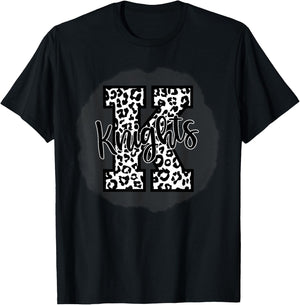 Knights School Sports Fan Team Spirit Women Kids T-Shirt - T-Shirt | Black