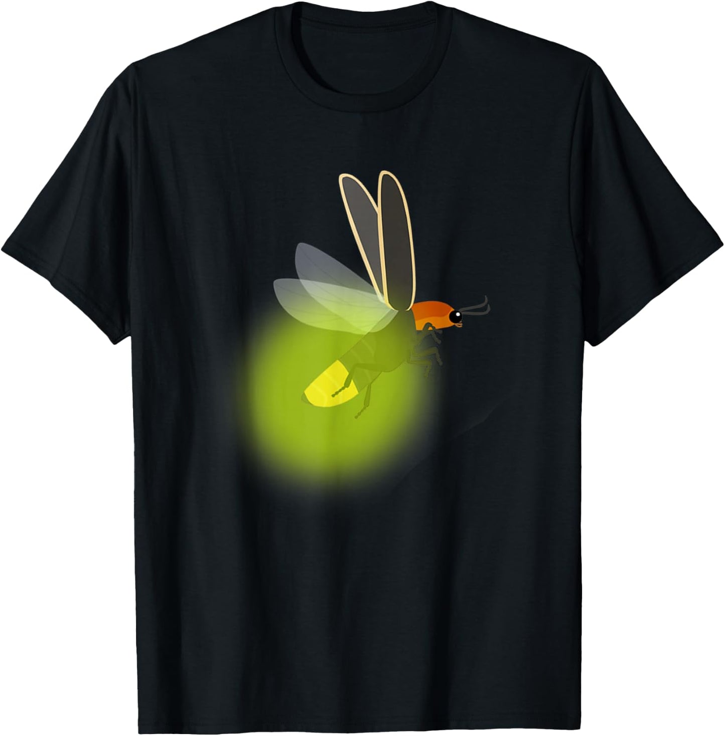 Bugs Insects Entomology Beetle Lightning Bug T-Shirt - T-Shirt | Black