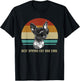 Best Sphynx Cat Dad Ever Retro Feline Animal Lover Gift Men T-Shirt - T-Shirt | Black