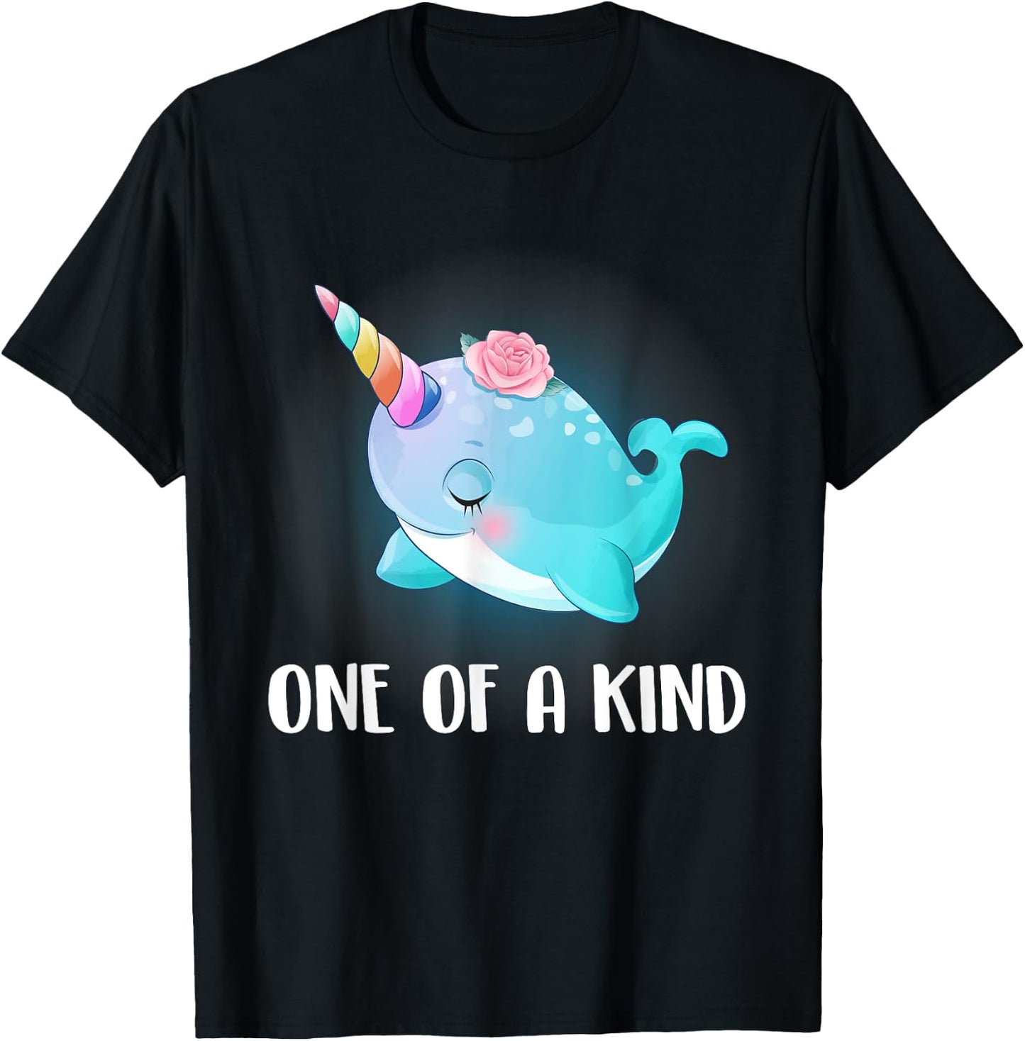 One Of A Kind T Shirt Narwhal Unicorn Shirt Narwhal Costume T-Shirt - T-Shirt | Black