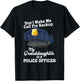 Don't Make Me Call For Backup My Granddaughter Is A Police T-Shirt - T-Shirt | Black