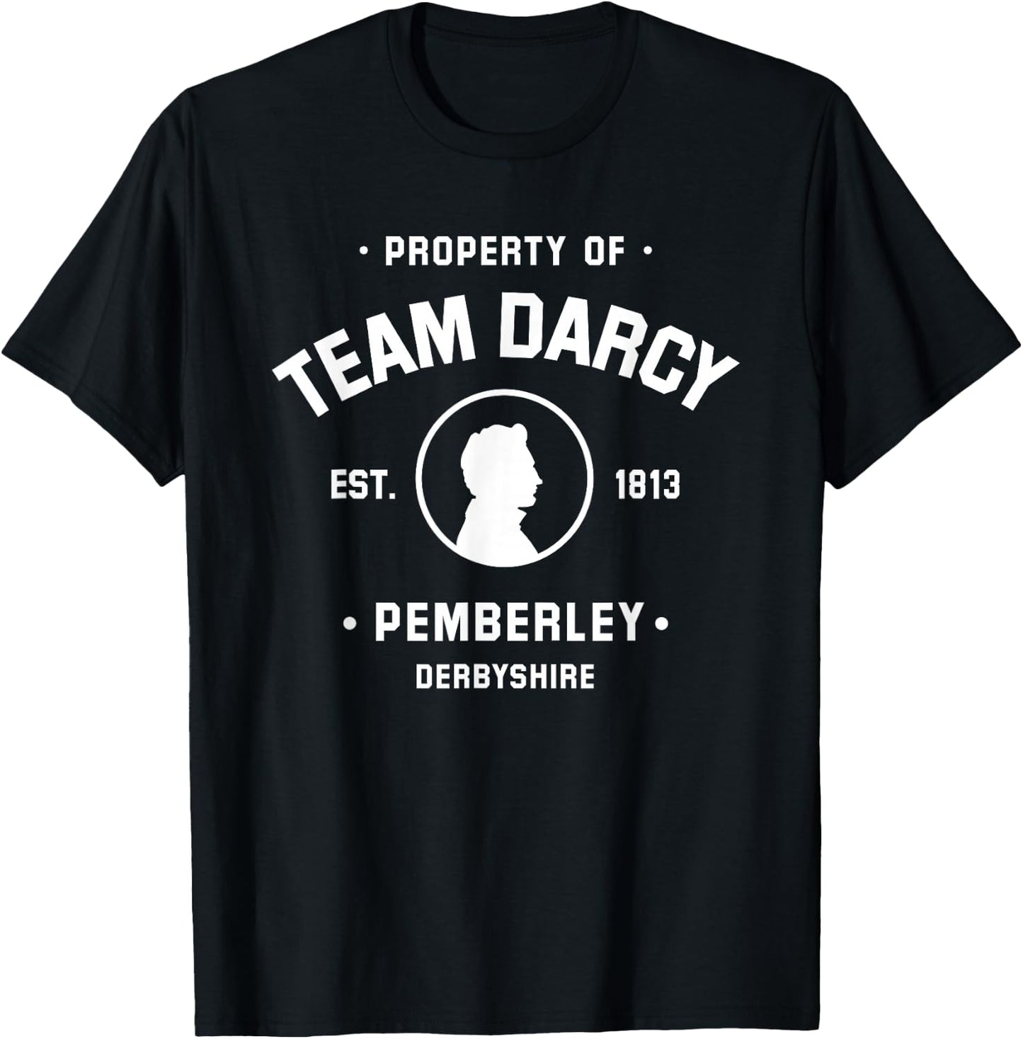 Mr Darcy Pride and Prejudice Jane Austen - Team Darcy T-Shirt - T-Shirt | Black