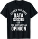 Data Proving It Data Science T-Shirt - T-Shirt | Black