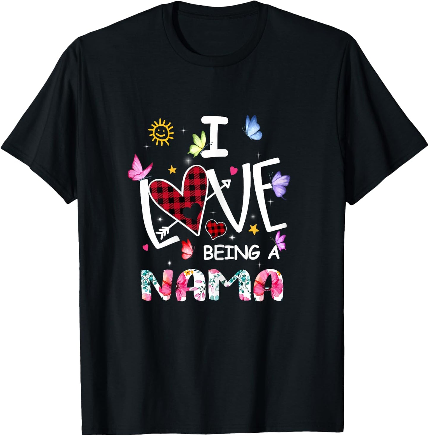 Women Love Being a Nama T-Shirt - T-Shirt | Black