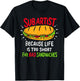 Bad Sandwiches Joke Funny Submarine Sub Sandwich Maker Dad T-Shirt - T-Shirt | Black