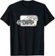Speedster 356 Cabrio Classic Car Grey T-Shirt - T-Shirt | Black