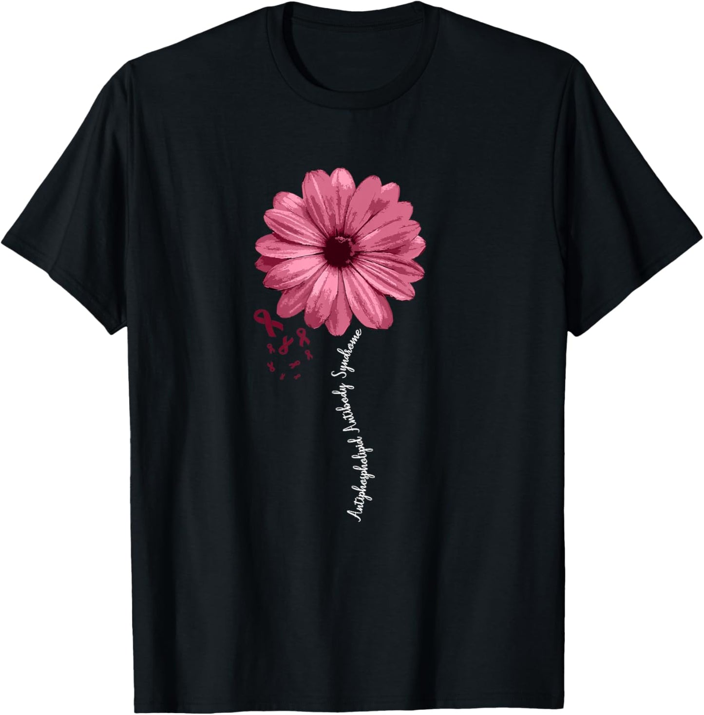 Antiphospholipid Antibody Syndrome Awareness Warrior Support T-Shirt - T-Shirt | Black