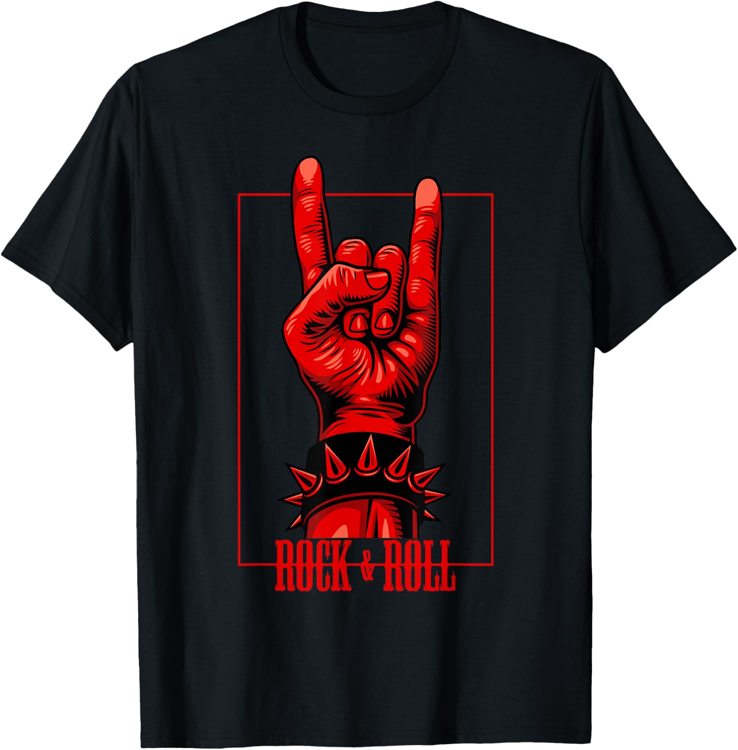 Rock & Roll Devil Greetings Rocker Concert T-Shirt - T-Shirt | Black