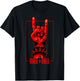 Rock & Roll Devil Greetings Rocker Concert T-Shirt - T-Shirt | Black