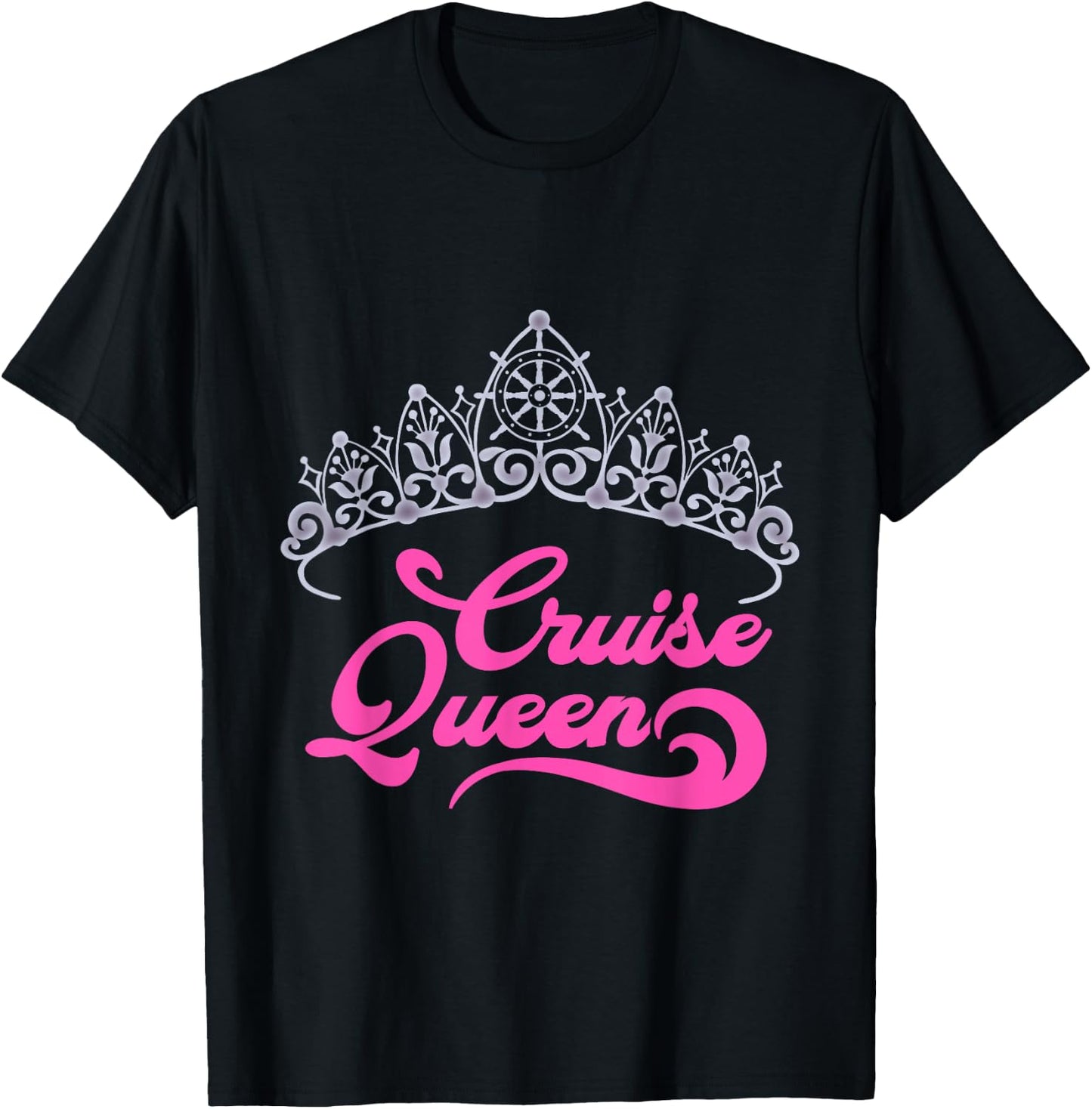 Cruising Lover Gift Shirt - Women Cruise Queen T-Shirt - T-Shirt | Black