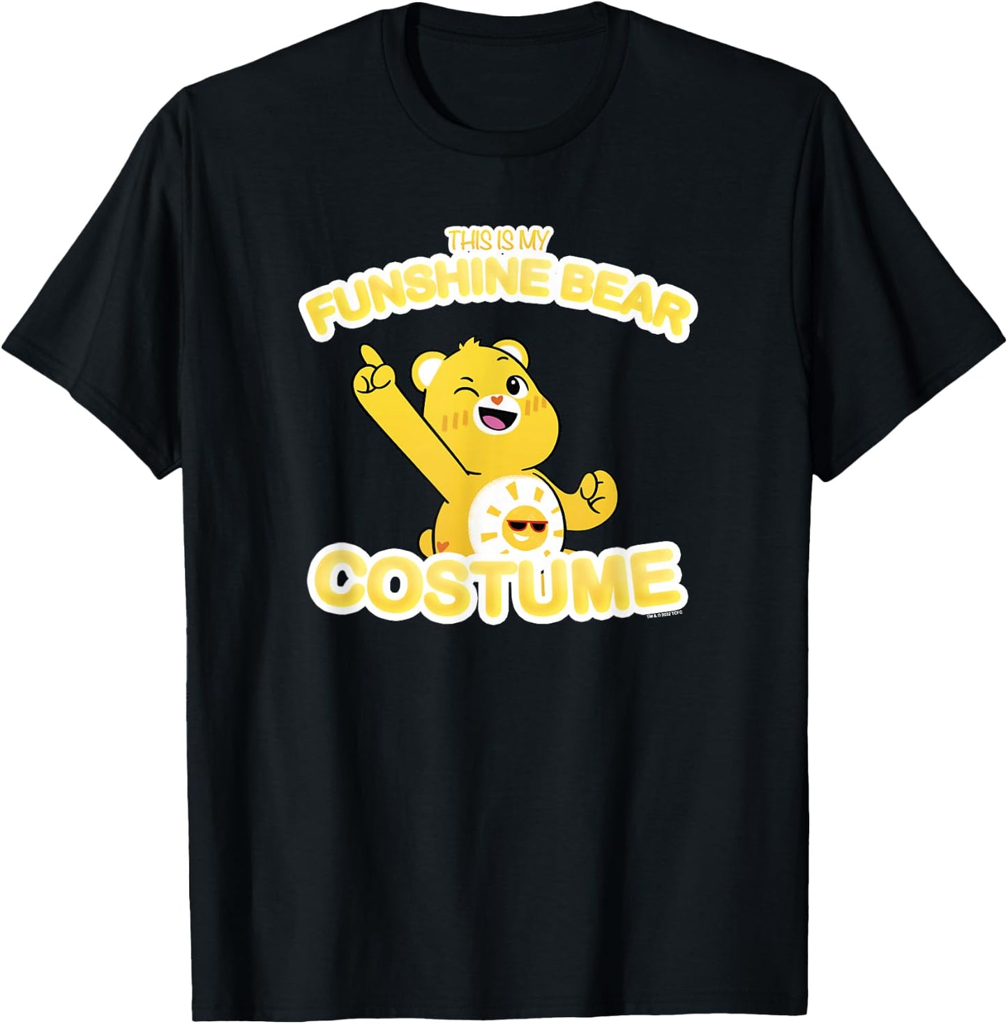 Care Bears Halloween This is My Funshine Bear Costume T-Shirt - T-Shirt | Black