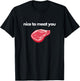 Funny Meat Pun Design For Meat Raffles or Butchers T-Shirt - T-Shirt | Black