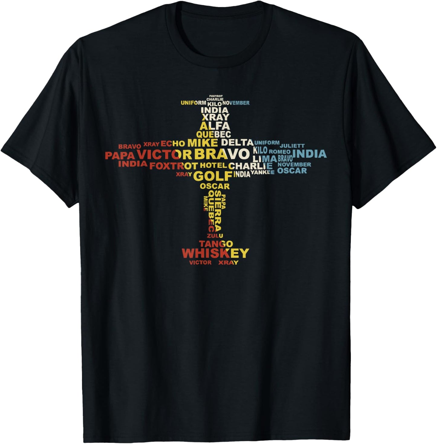 Full Phonetic Alphabet Pilot Airplane Gift Women T-Shirt - T-Shirt | Black