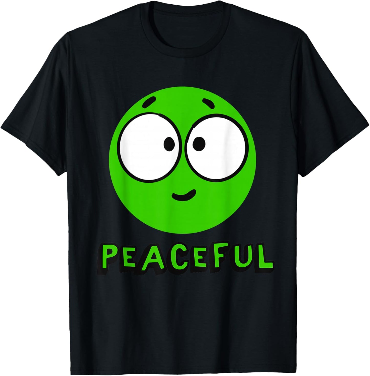 A Little Peaceful SPOT Version 2 T-Shirt - T-Shirt | Black