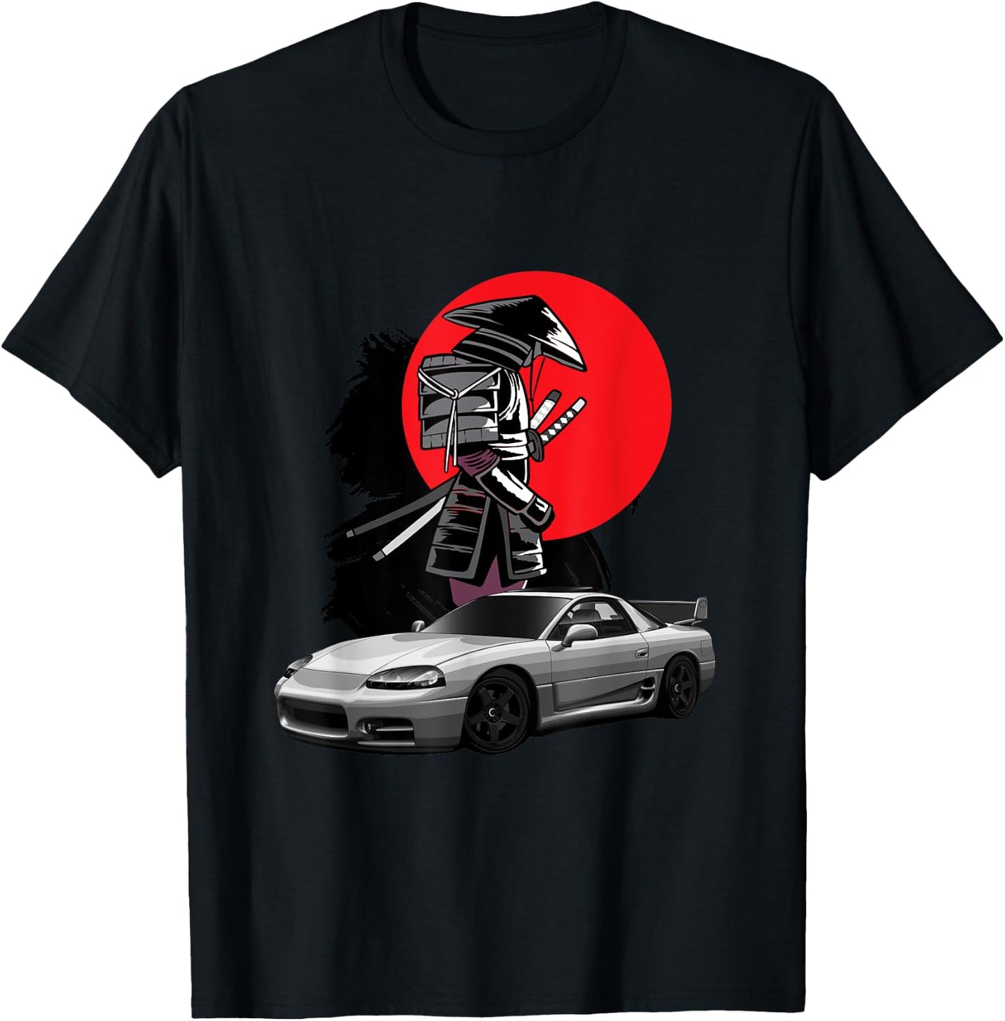 JDM 3000GT Car Tuning Japan Samurai Drift T-Shirt - T-Shirt | Black