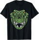 Crocodile Alligator Face Crocodiles Gator T-Shirt - T-Shirt | Black