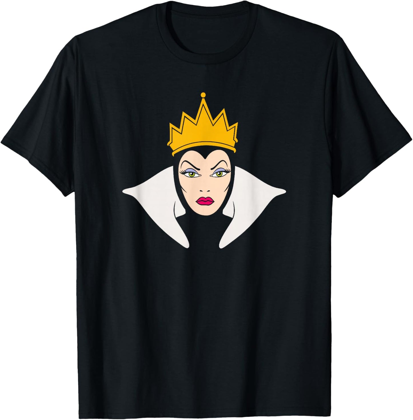 Disney Villains The Evil Queen Big Face T-Shirt - T-Shirt | Black