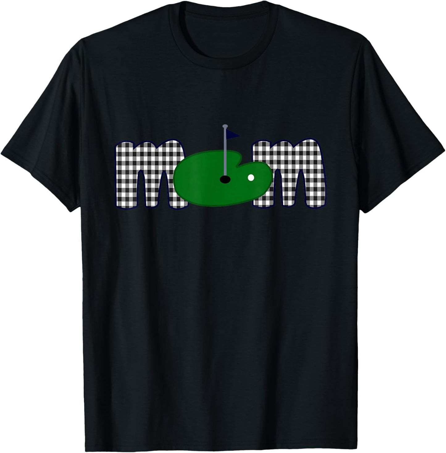 Golf Mom Life Birthday Family Matching Mama Mother's Day T-Shirt - T-Shirt | Black