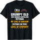 Grumpy Old 2nd Ranger Battalion Veteran Soldier Funny Xmas T-Shirt - T-Shirt | Black