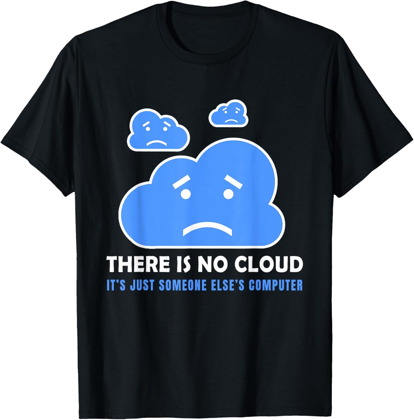 Funny Network Engineer Cloud Information Technology Gift T-Shirt - T-Shirt | Black