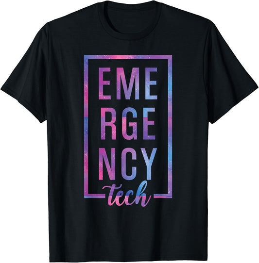 Emergency Room Tech ER Tech ER Technician T-Shirt - T-Shirt | Black