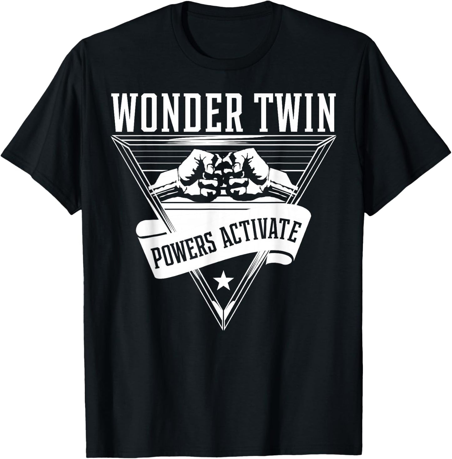 Wonder Twin Power Activated design, Sibling design T-Shirt - T-Shirt | Black