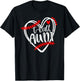 Tball AUNT, T ball , Girls T-ball Shirt T-Shirt - T-Shirt | Black
