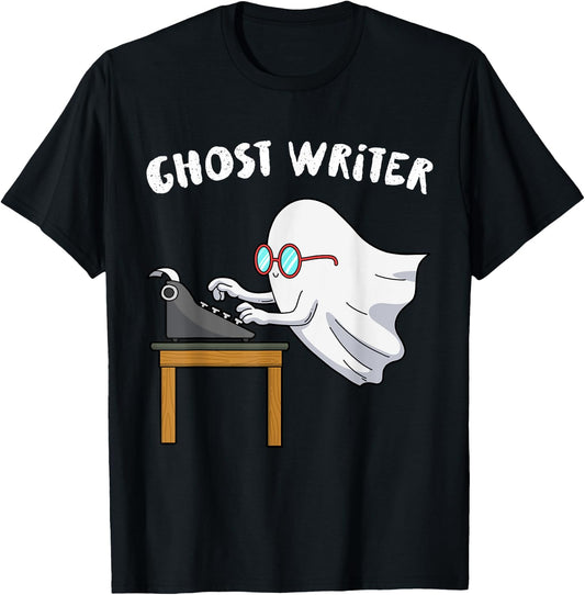 Ghost Writer T-Shirt - T-Shirt | Black