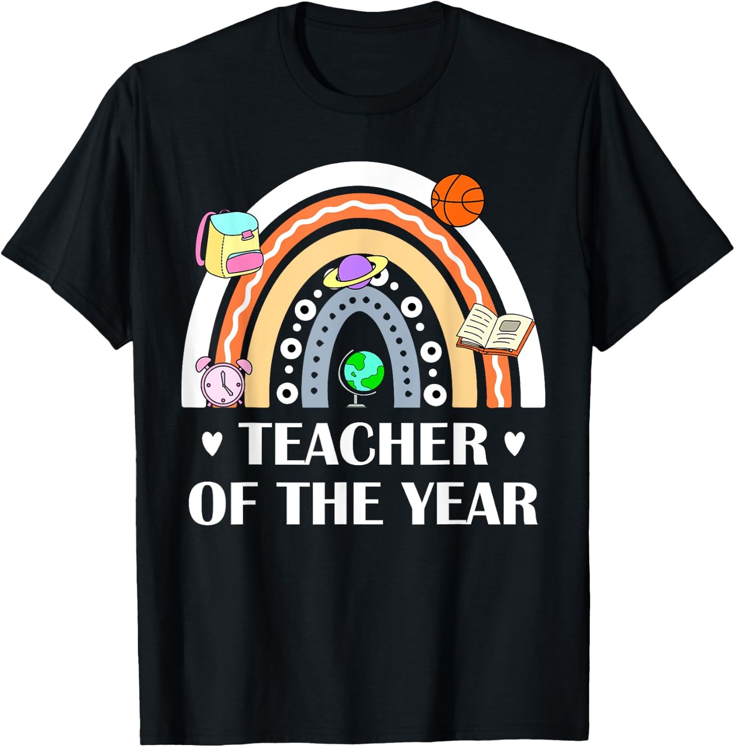 Teacher Of The Year Best Teacher Ever Men Women T-Shirt - T-Shirt | Black