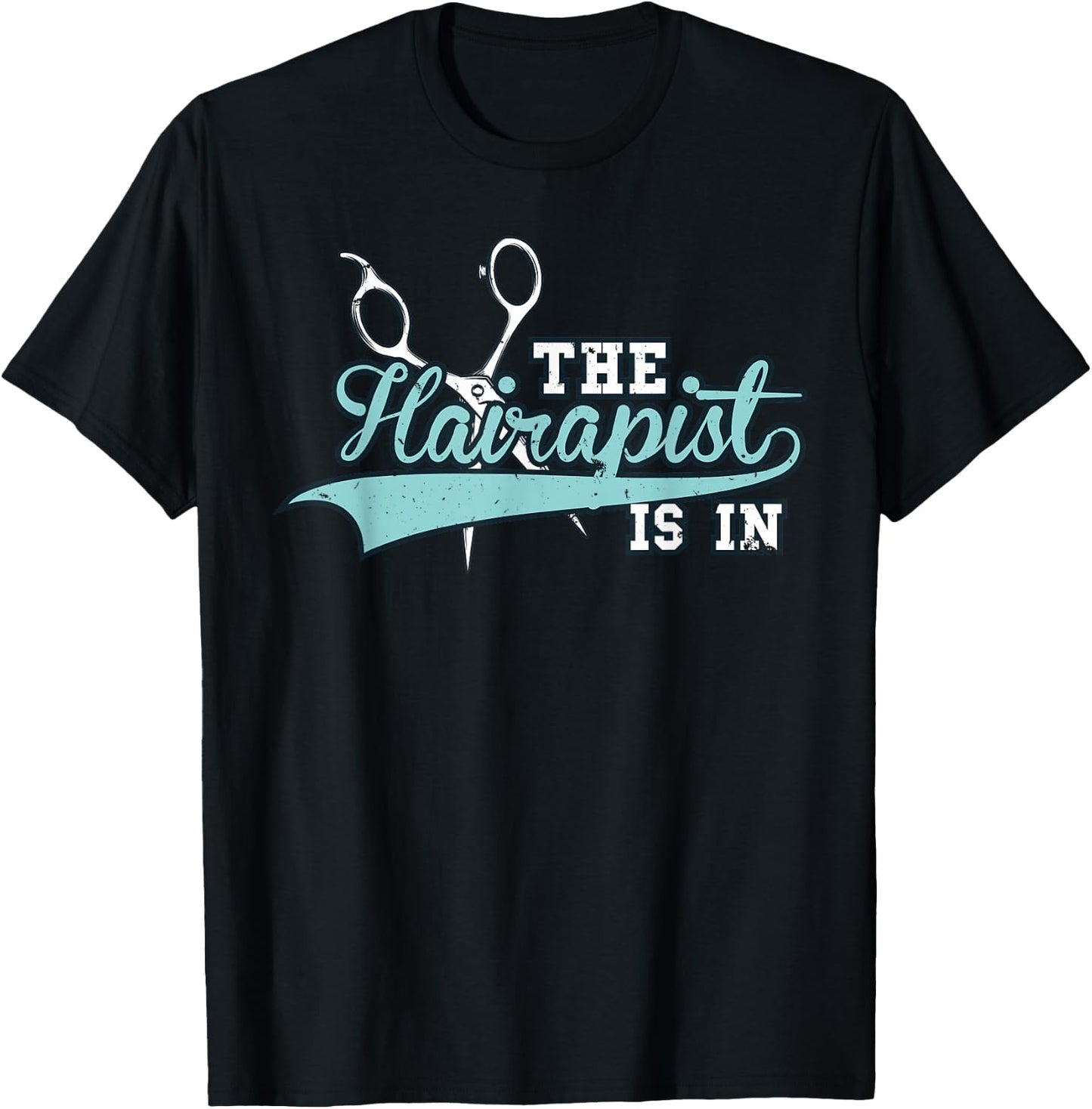The Hairapist Is In - Hairdresser T-Shirt - T-Shirt | Black