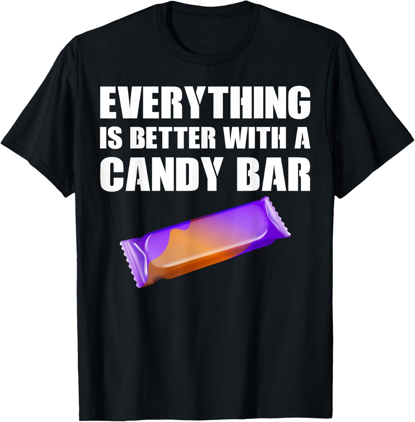 Candy Bar Apparel - Best Funny Bars Lover Design T-Shirt - T-Shirt | Black
