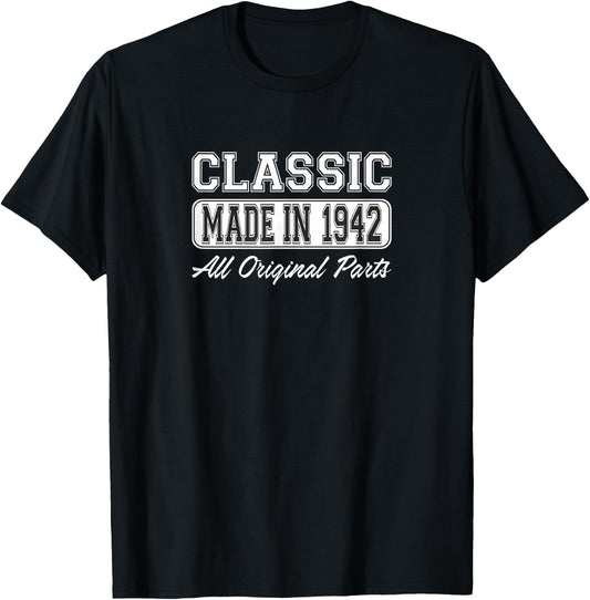 Classic - Made in 1942 - All Original Parts T-Shirt - T-Shirt | Black