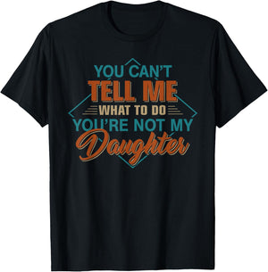 Funny Father's Day Dad Gifts From Daughter Daddy T-Shirt - T-Shirt | Black