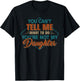 Funny Father's Day Dad Gifts From Daughter Daddy T-Shirt - T-Shirt | Black