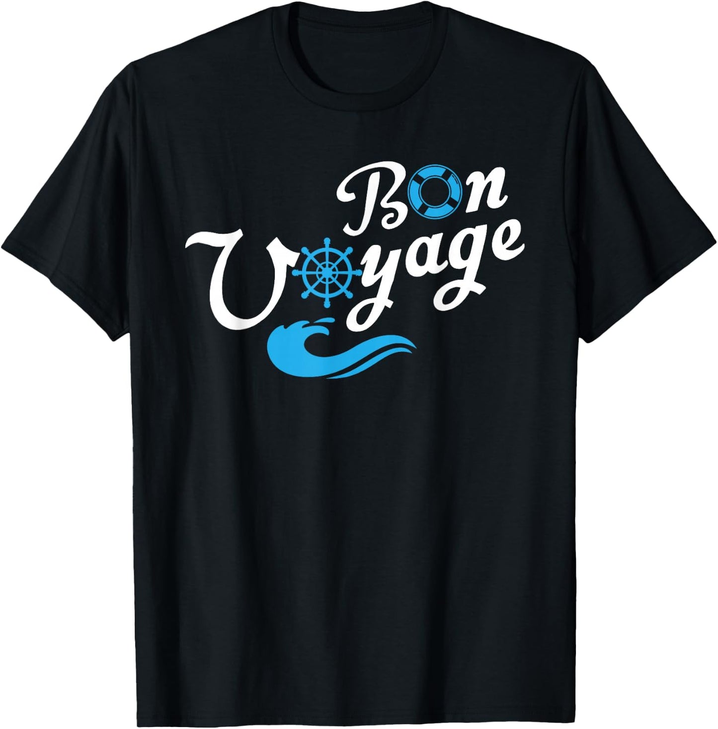 Bon Voyage Family Cruise Vacation T-Shirt - T-Shirt | Black