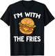 Burger & Fries Matching Couples His & Hers T-Shirt - T-Shirt | Black