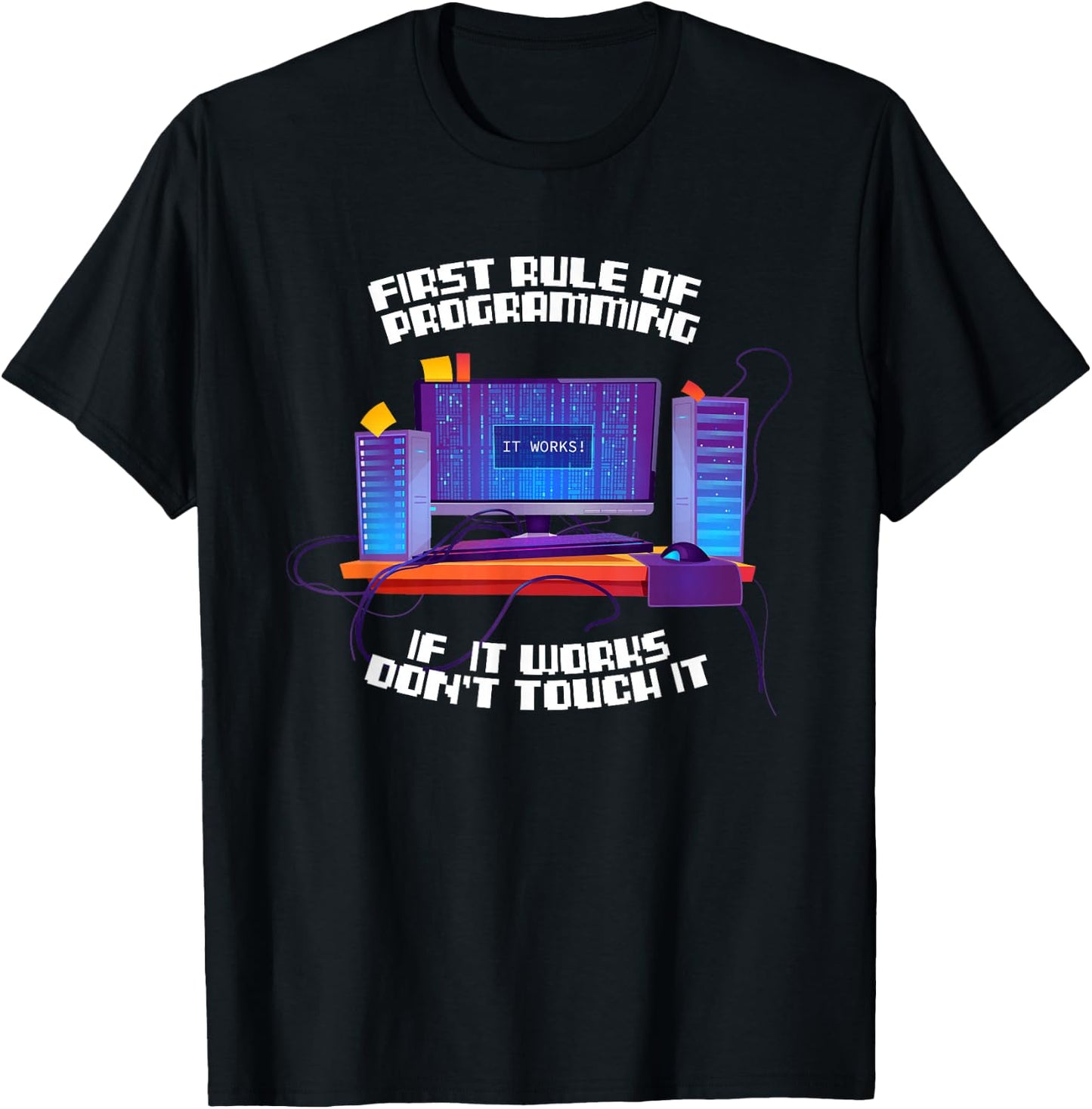 Programmer Coder - Developer Software Engineer Programming T-Shirt - T-Shirt | Black