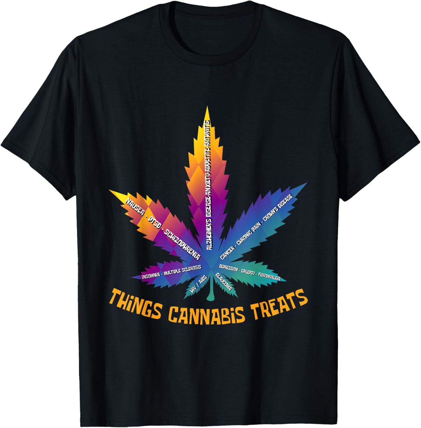 Cannabis Health Care Medical Cannabis Smoker T-Shirt - T-Shirt | Black