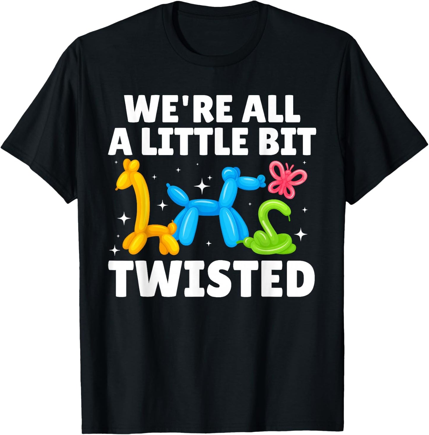 Cool Balloon Artist Art Women Kids Balloon Twisting T-Shirt - T-Shirt | Black