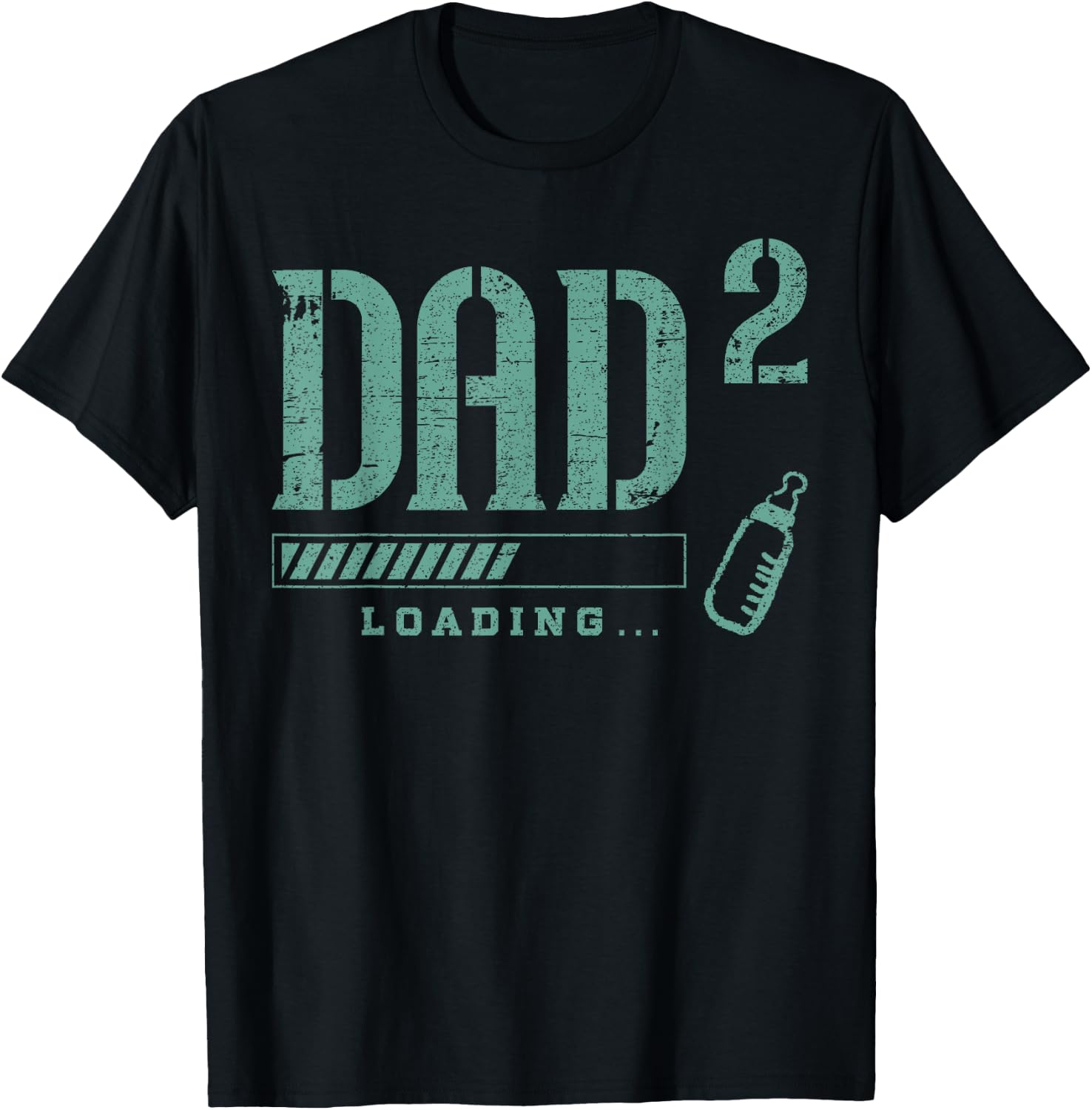Expectant dad, Dad-to-be, Future Dad, 2nd child T-Shirt - T-Shirt | Black